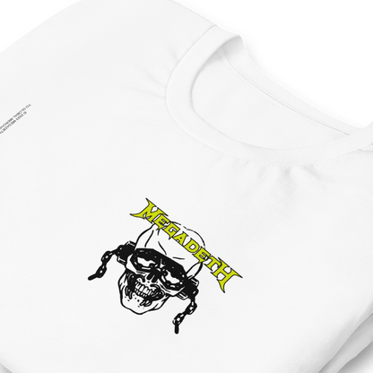 Megadeth Vic Stamp Officially Licensed Mens T Shirt White