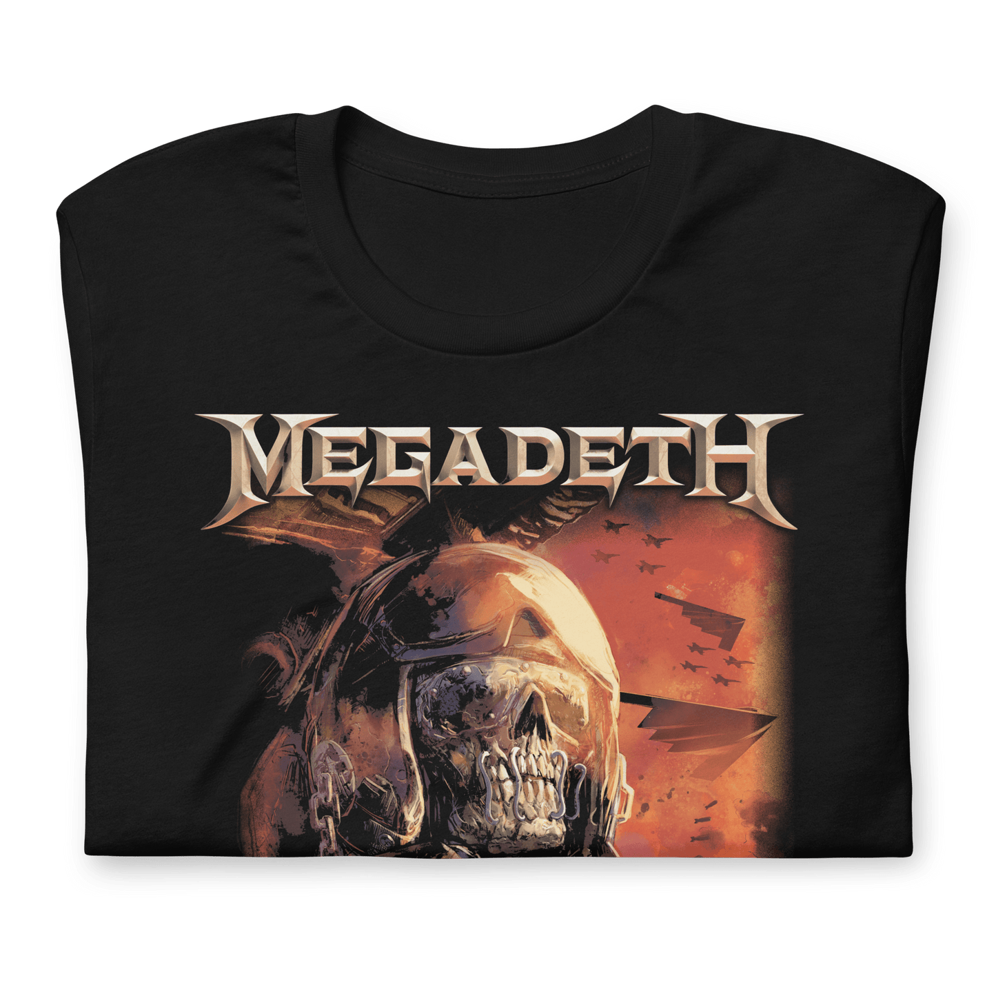 Megadeth Vic Staring Officially Licensed Mens T Shirt Black