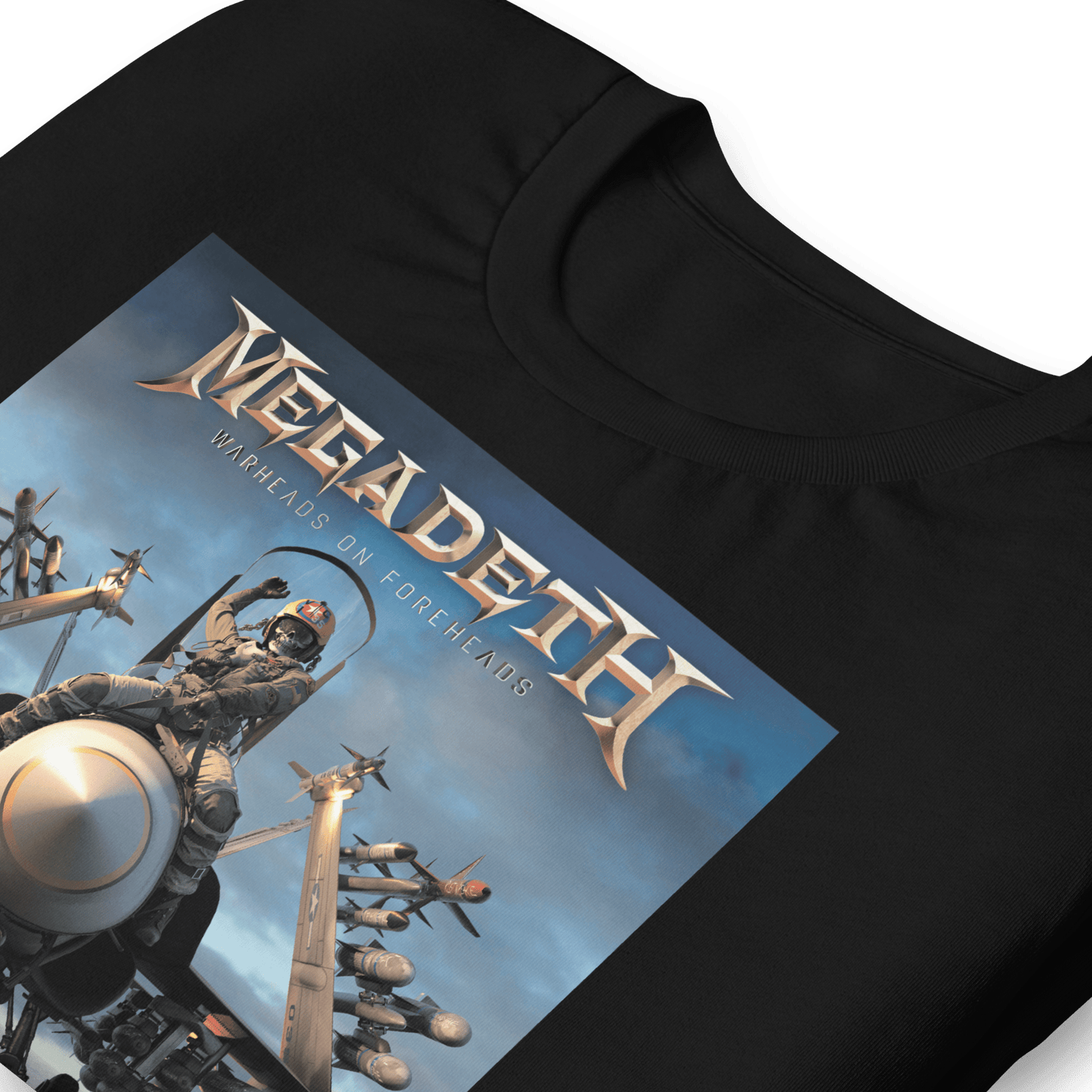 Megadeth Warheads on Foreheads Officially Licensed Mens T Shirt Black