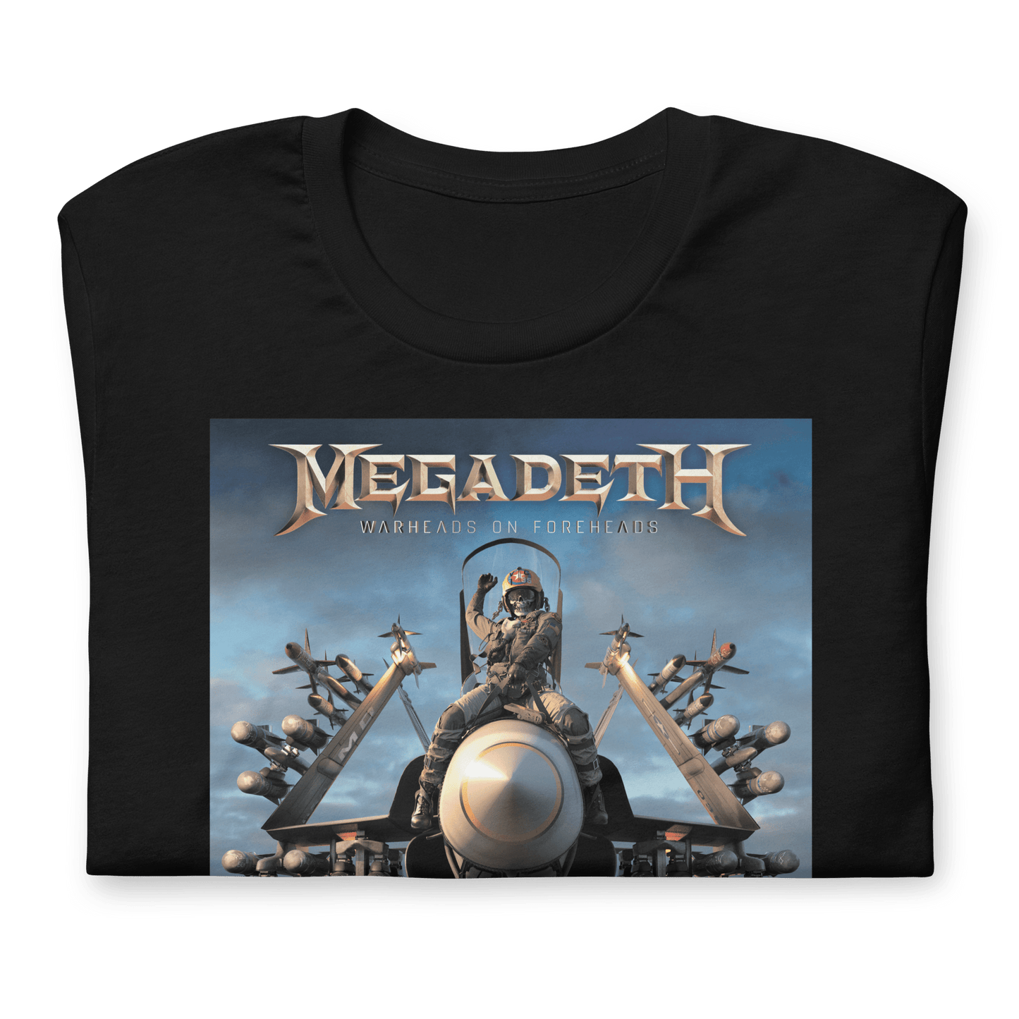 Megadeth Warheads on Foreheads Officially Licensed Mens T Shirt Black