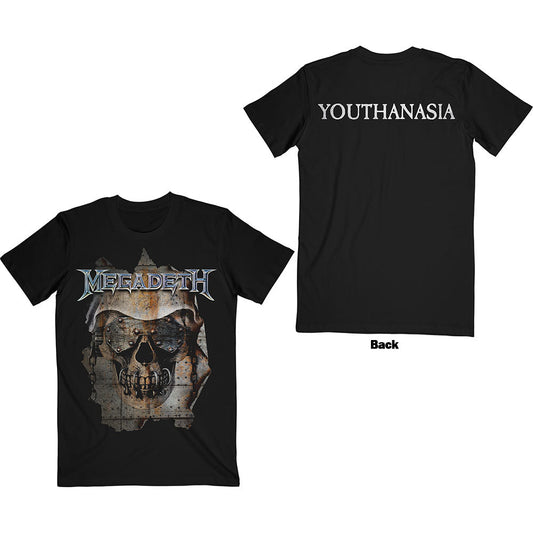 Megadeth Youthanasia Ripped Thru [T-Shirt] Officially Licensed