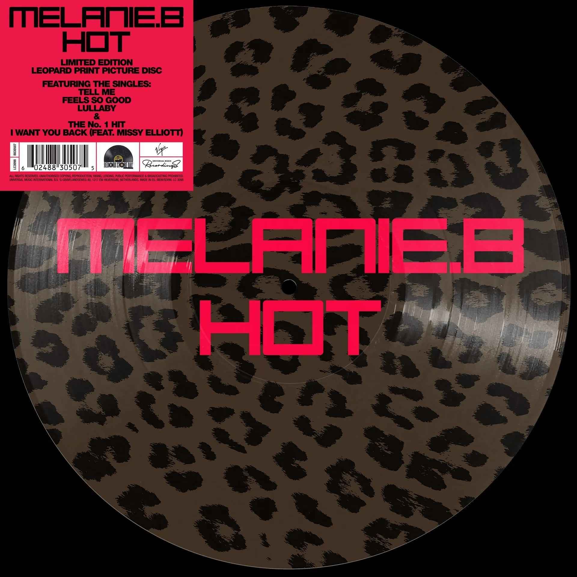 Melanie B - Hot (RSD 4.18.26) [Leopard Print Picture Disc] [Vinyl] Vinyl Record