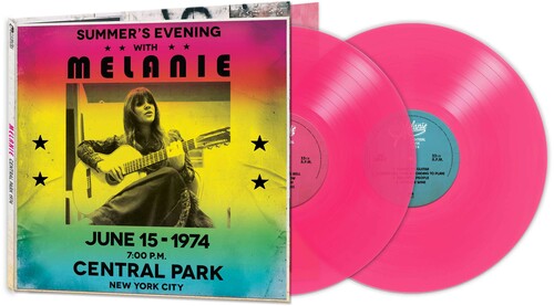 Melanie - Central Park 1974 (Colored Vinyl, Pink, Poster) (2 Lp's) Vinyl Record