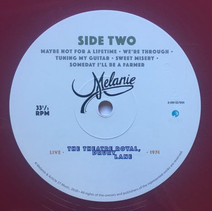 Melanie – Melanie With The Incredible String Band Live (LP Vinyl) Vinyl Record