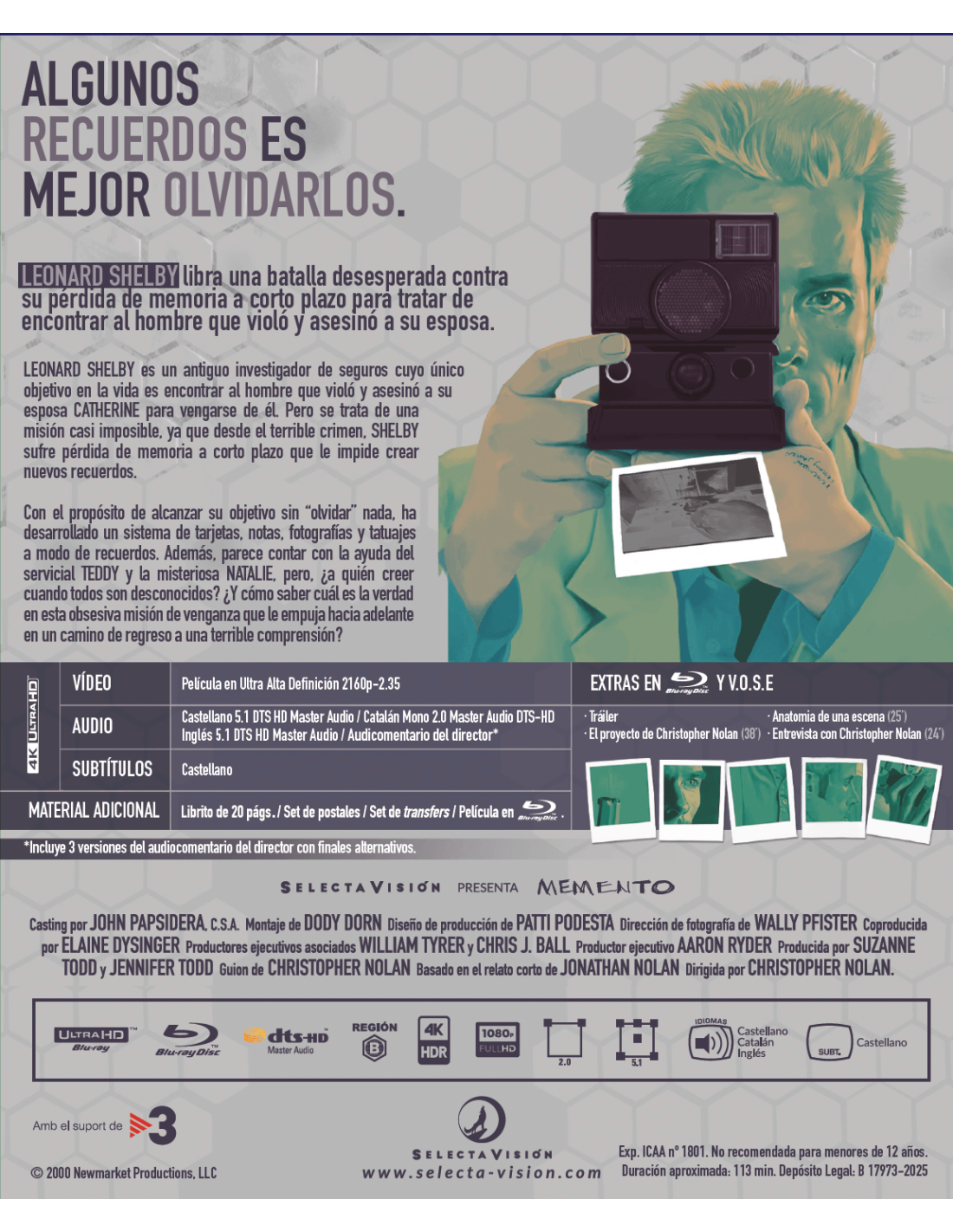 Memento - Collector's Edition (4K Ultra HD + Blu-ray)