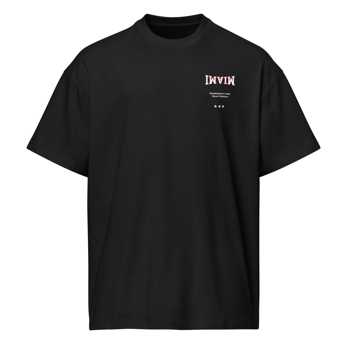 Miami Oversized Tee Shirt Black Limited Edition