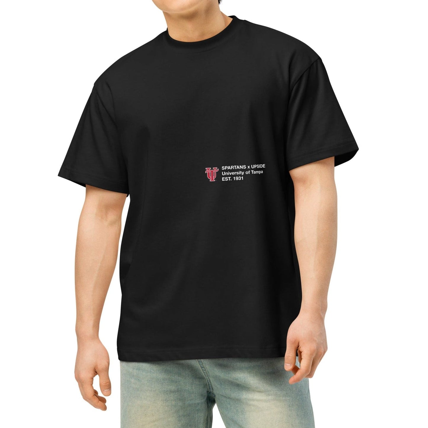 Tampa Spartans Essentials Oversized Tee Shirt Black