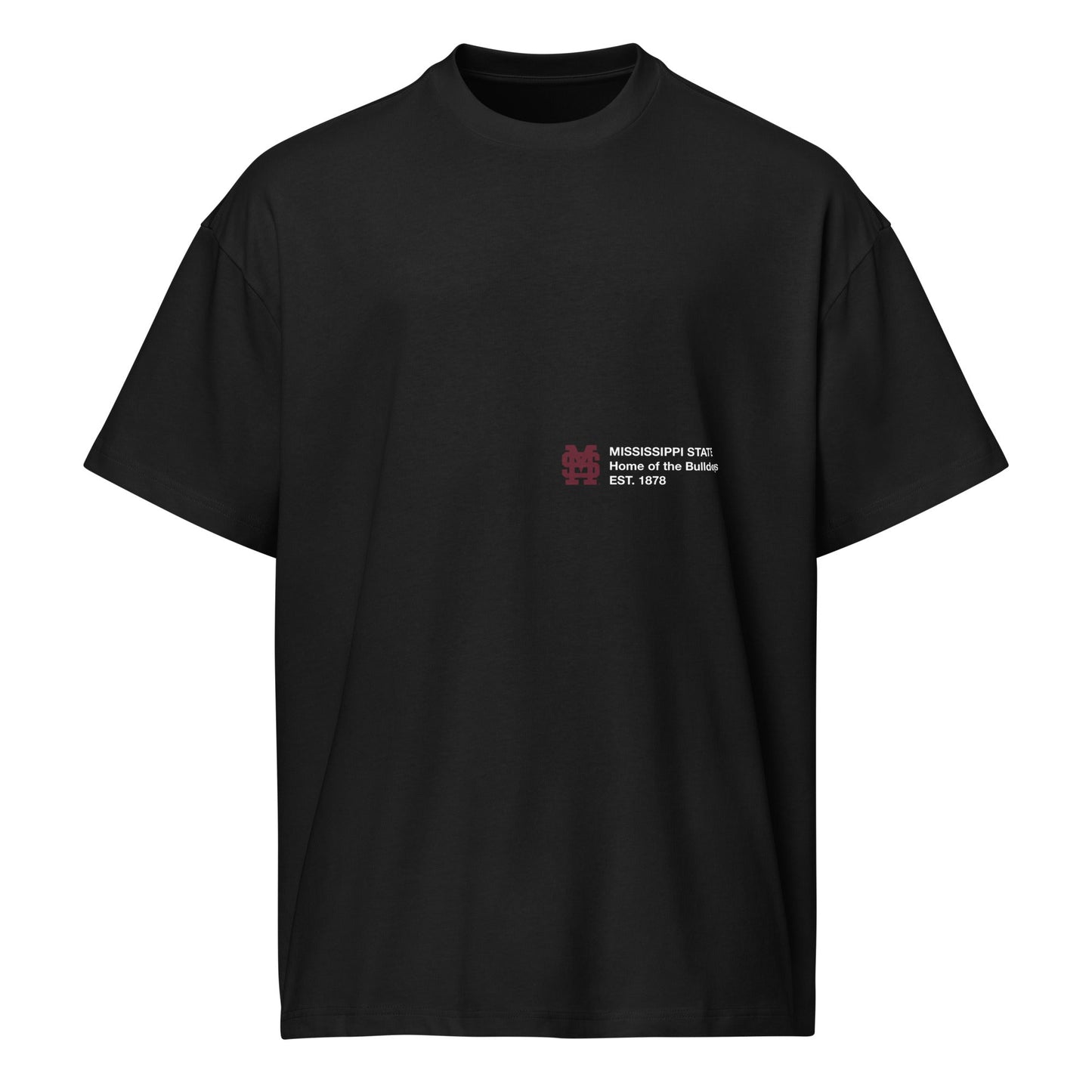 Mississippi State Essentials Oversized Tee Shirt Black