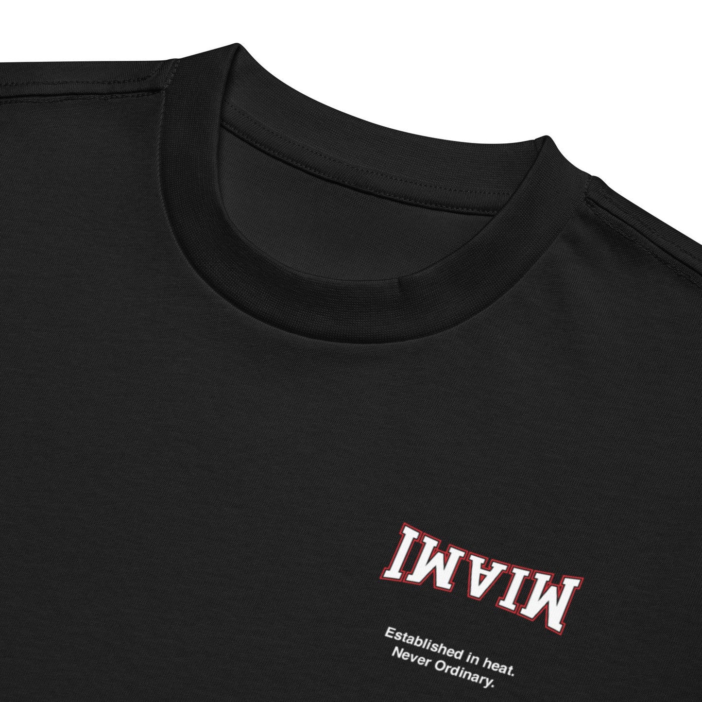 Miami Oversized Tee Shirt Black Limited Edition