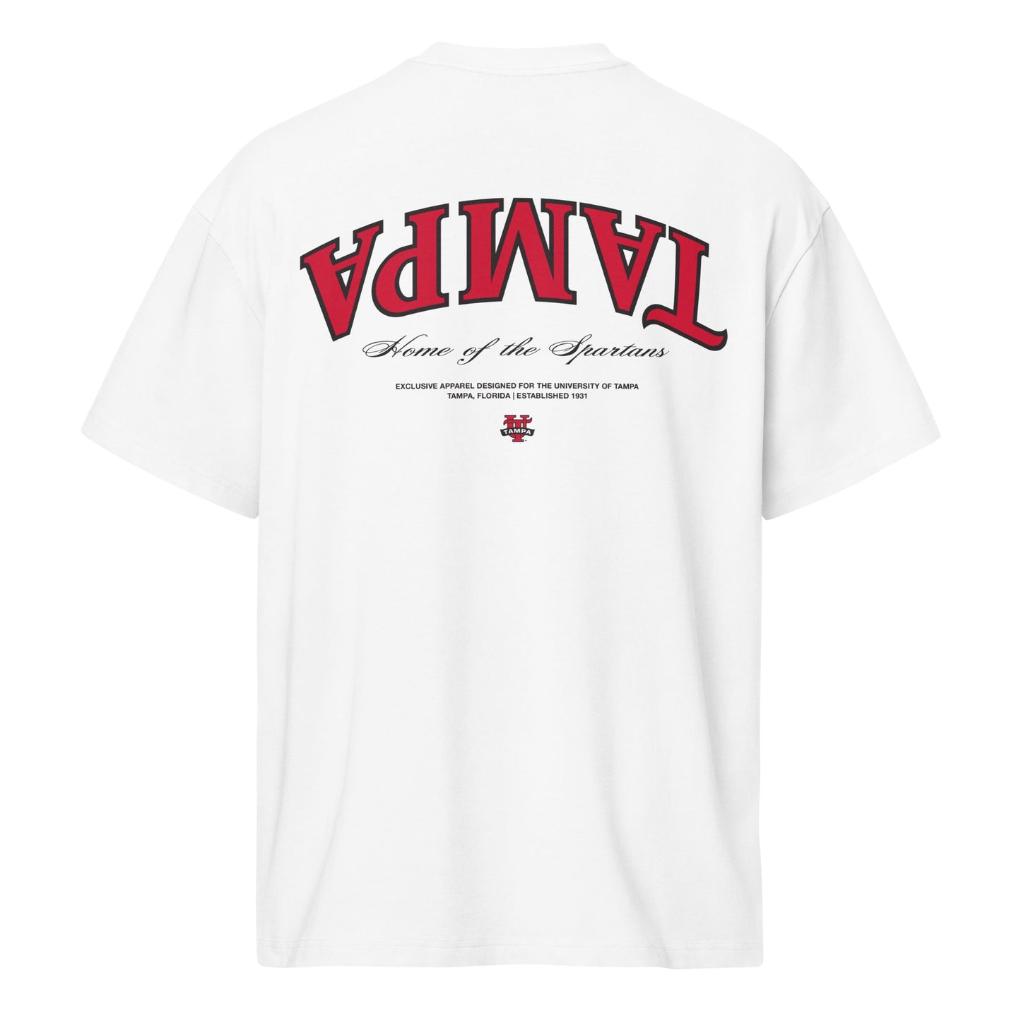 Tampa Spartans Essentials Oversized Tee Shirt White
