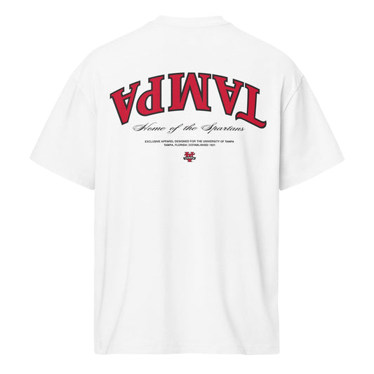 Tampa Spartans Essentials Oversized Tee Shirt White
