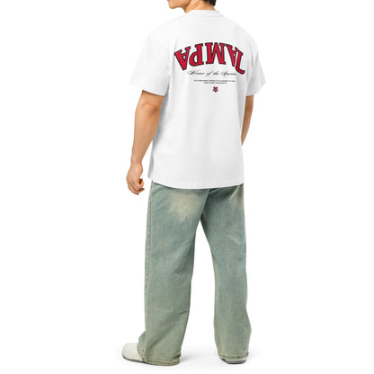 Tampa Spartans Essentials Oversized Tee Shirt White