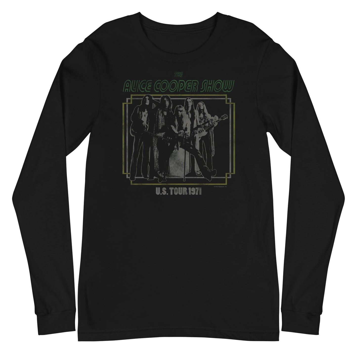 MerchMoment Alice Cooper - 1971 US Tour Long Sleeve T-Shirt [Apparel]