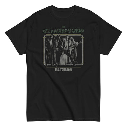 MerchMoment Alice Cooper - 1971 US Tour Mens T Shirt Officially Licensed