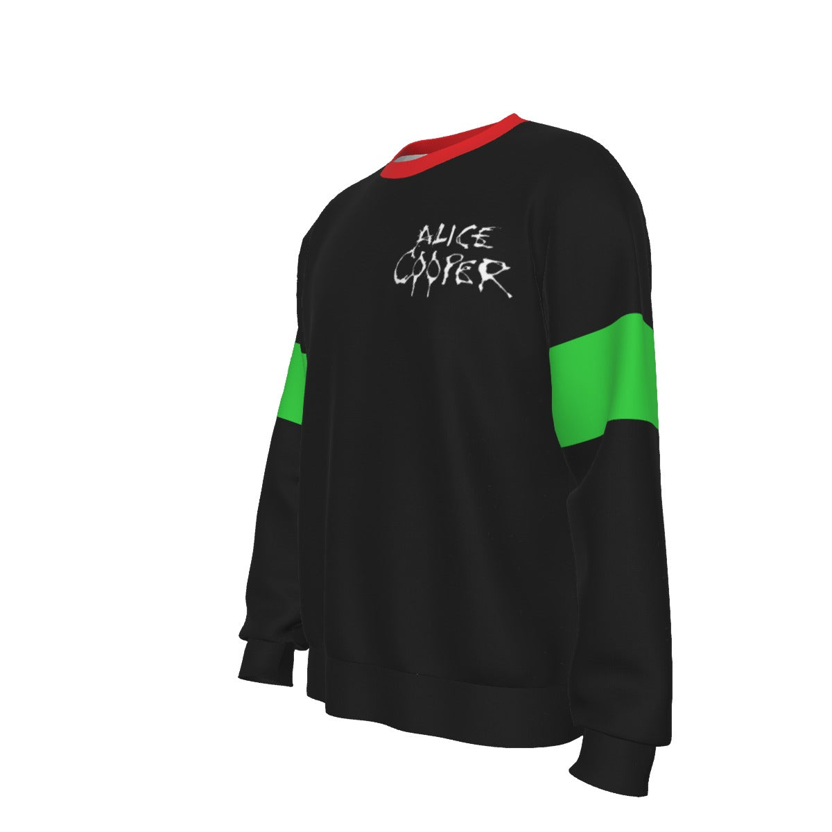 MerchMoment Alice Cooper 1986 Nightmare All Over Print Crewneck Sweatshirt Officially Licensed
