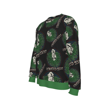 MerchMoment Alice Cooper Hair All Over Print Crewneck Sweatshirt Officially Licensed