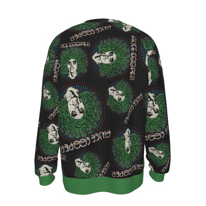 MerchMoment Alice Cooper Hair All Over Print Crewneck Sweatshirt Officially Licensed