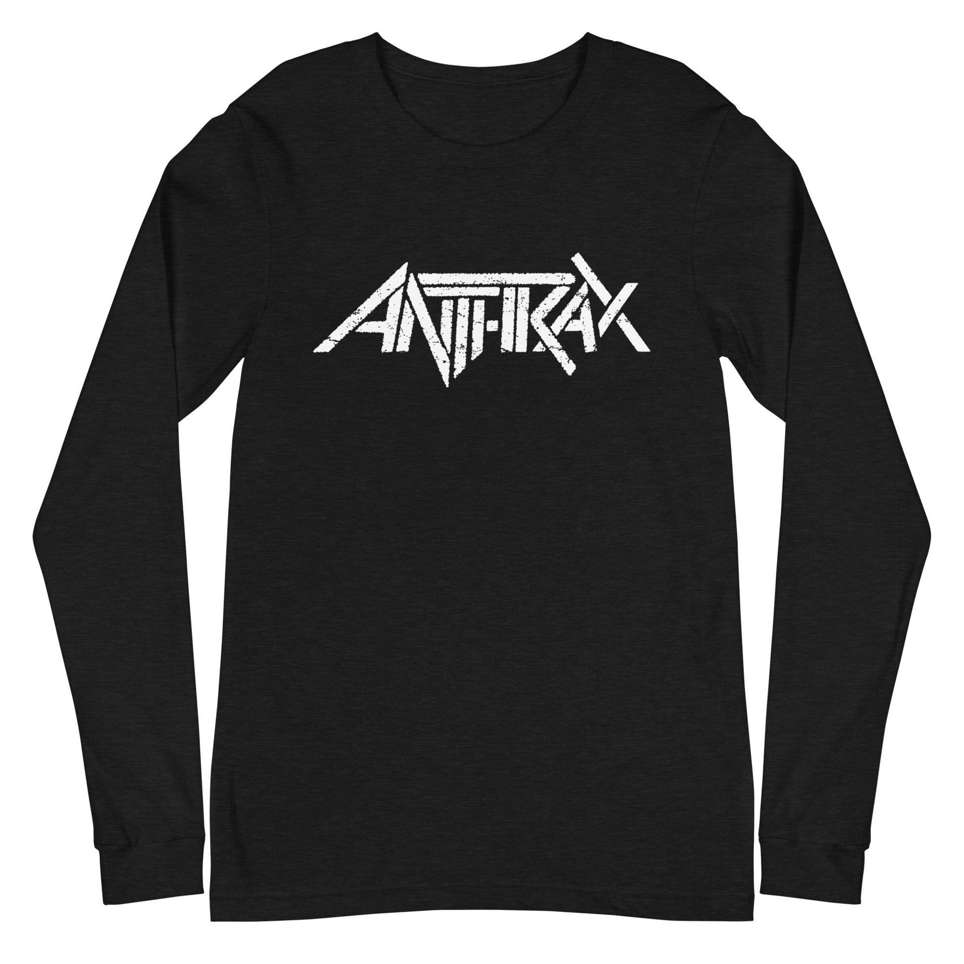 MerchMoment Anthrax - White Classic Logo Long Sleeve T-Shirt [Apparel]