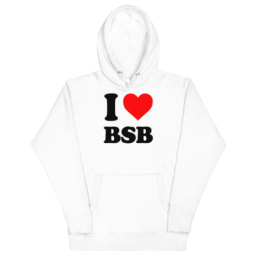 MerchMoment Backstreet Boys - Love BSB White Hoodie [Apparel]