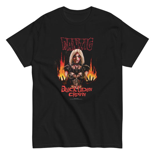 Danzig Black Laden Crown T Shirt Officially Licensed