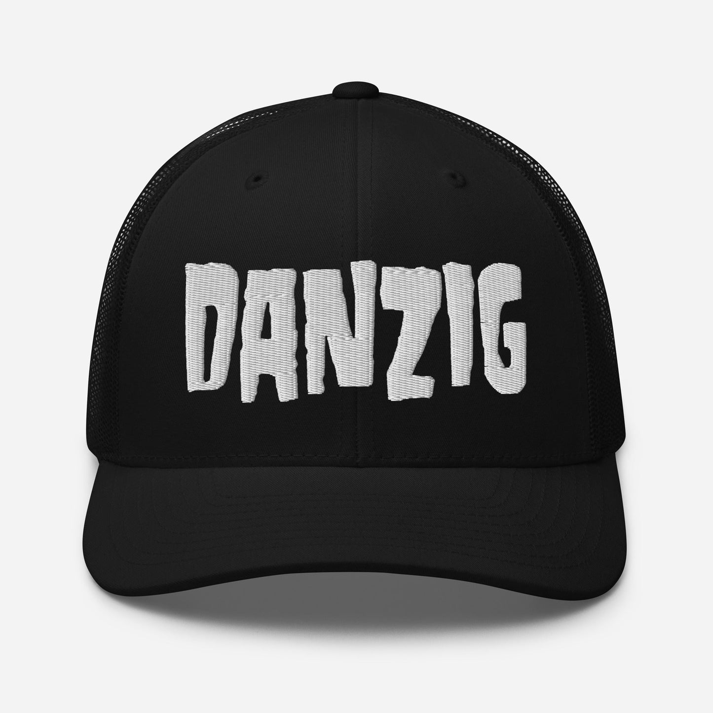 MerchMoment Danzig Classic Logo Embroidered Trucker Hatb Officially Licensed