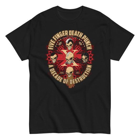 MerchMoment Five Finger Death Punch - Decade of Destruction T-Shirt [Apparel]