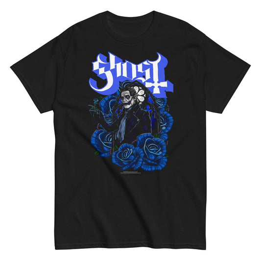 MerchMoment Ghost - Blue Roses T-Shirt [Apparel]