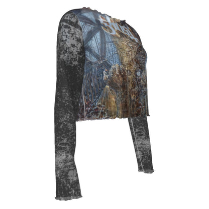 MerchMoment Ghost Chapel Women's Mesh Top [Apparel] Officially Licensed
