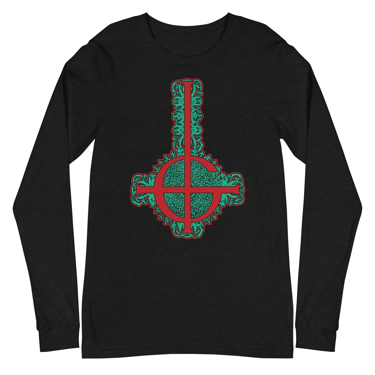 MerchMoment Ghost - Cross Long Sleeve T-Shirt [Apparel]