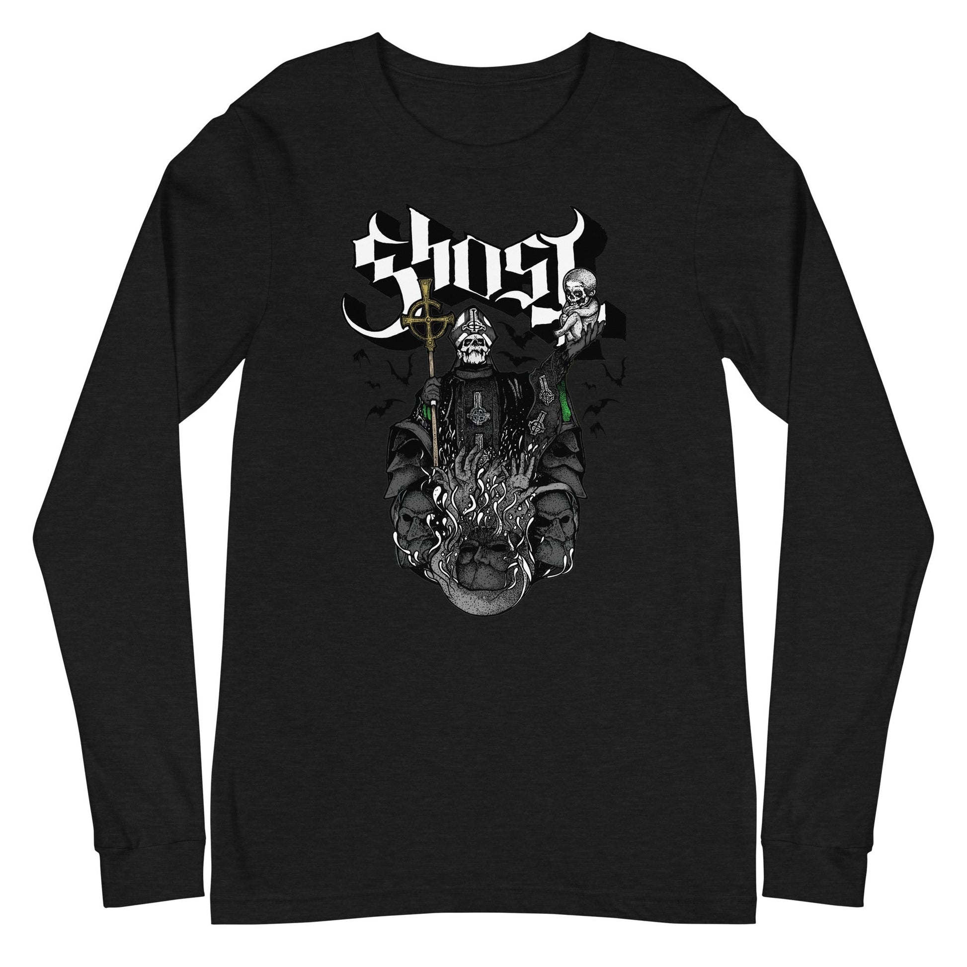 MerchMoment Ghost - Darkness Awaits Long Sleeve T-Shirt [Apparel]