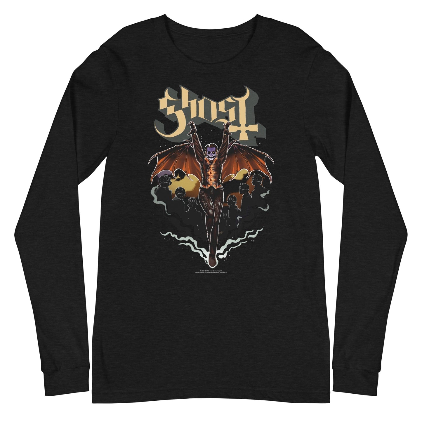 MerchMoment Ghost - Fly Over Long Sleeve T-Shirt [Apparel]