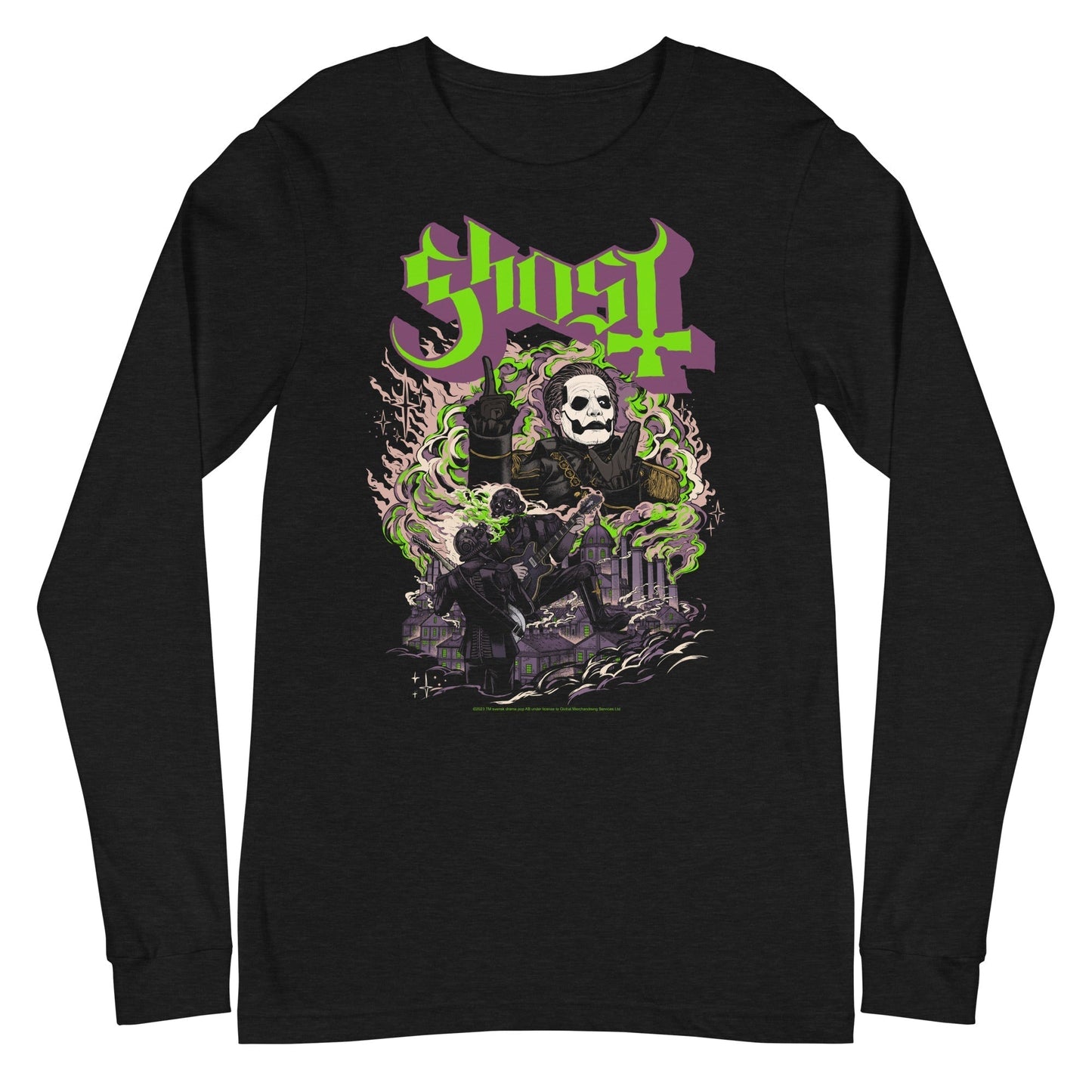 MerchMoment Ghost - Graveyard Long Sleeve T-Shirt [Apparel]
