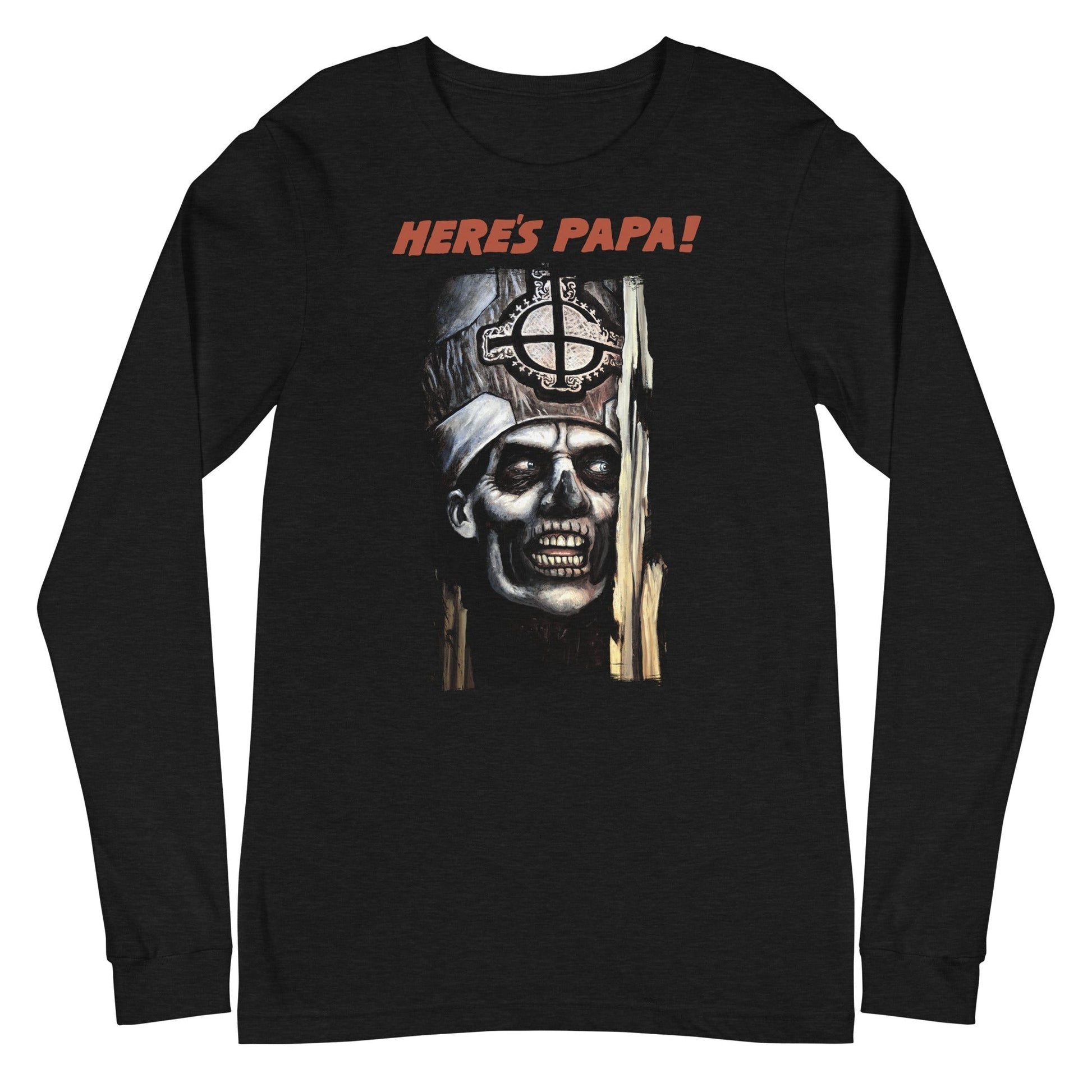 MerchMoment Ghost - Here's Papa Long Sleeve T-Shirt [Apparel]