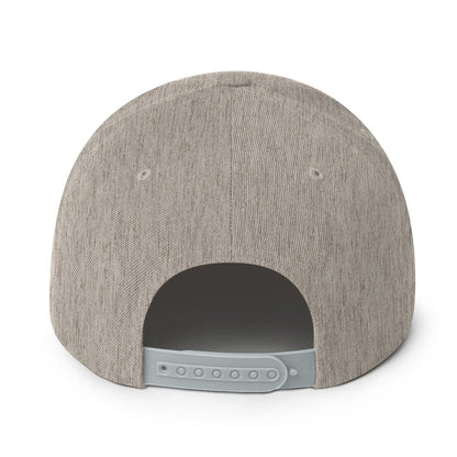 MerchMoment Ghost Logo Embroidered Snapback Hat