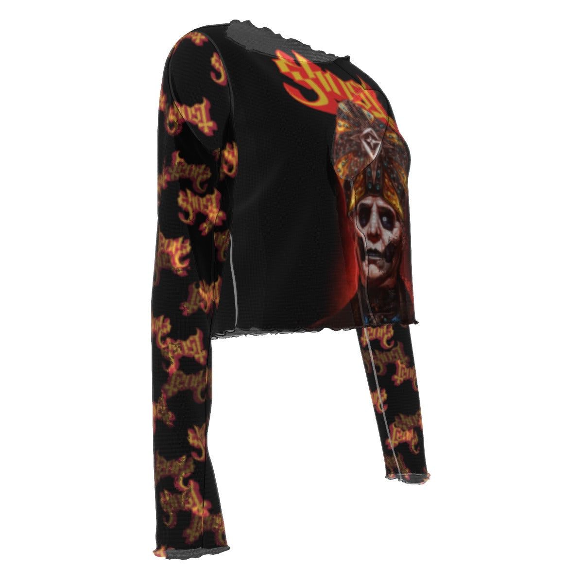 MerchMoment Ghost One Eye Women's Mesh Top [Apparel] Officially Licensed