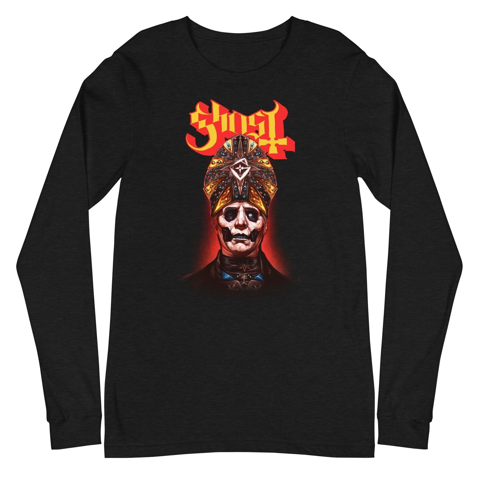 MerchMoment Ghost - Red Glow Long Sleeve T-Shirt [Apparel]