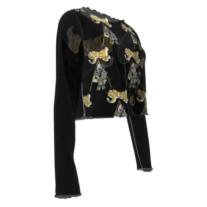 MerchMoment Ghost Triangle Women's Mesh Top [Apparel] Officially Licensed