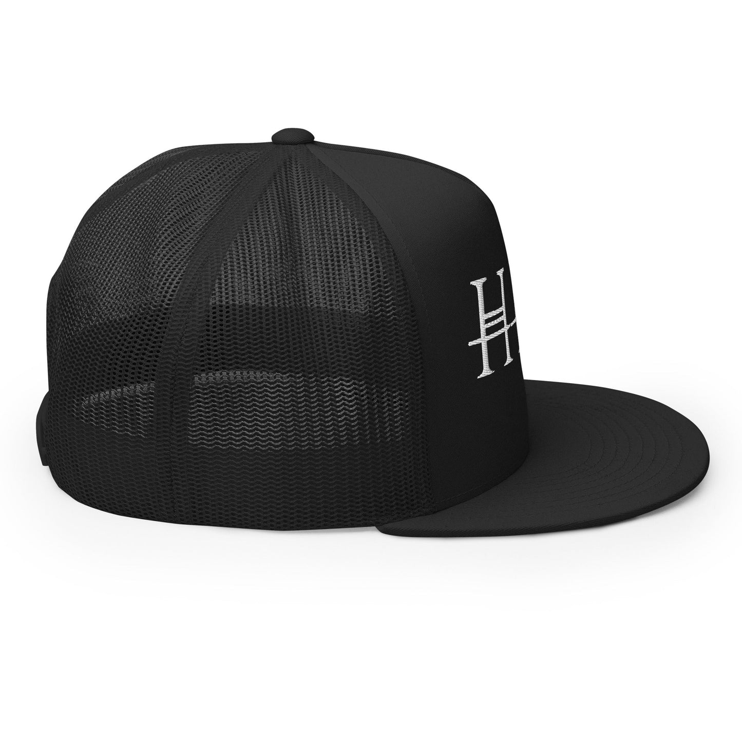 MerchMoment HIM Classic Logo Embroidered Trucker Hat