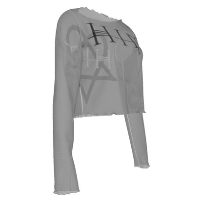 MerchMoment Him Heart Star Women's Mesh Top [Apparel]