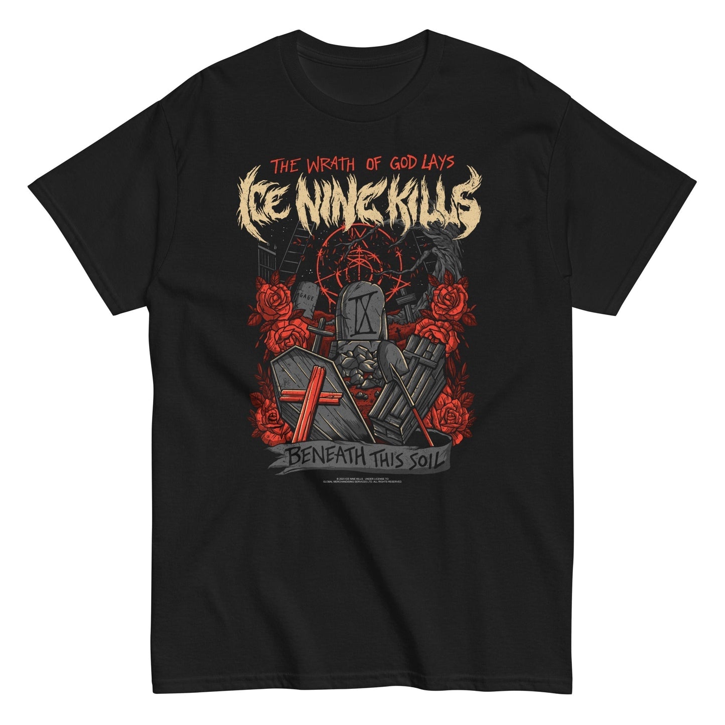 MerchMoment Ice Nine Kills - Beneath This Soil T-Shirt [Apparel]