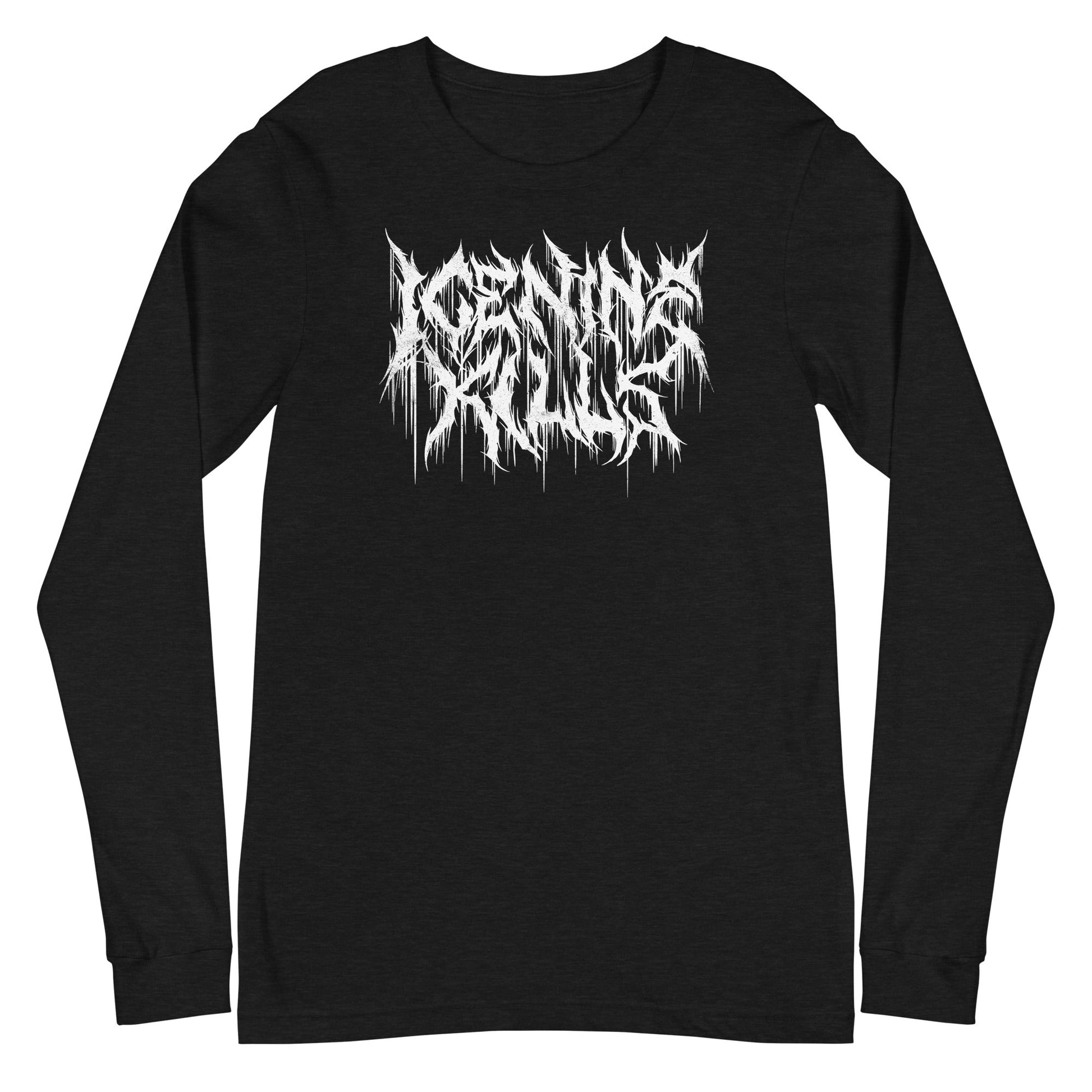 MerchMoment Ice Nine Kills - White Drip Logo Long Sleeve T-Shirt [Apparel]