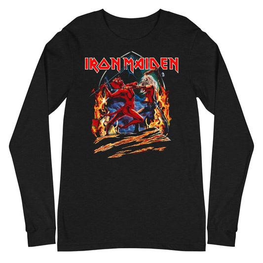 MerchMoment Iron Maiden - Devil Battle Long Sleeve T-Shirt [Apparel]