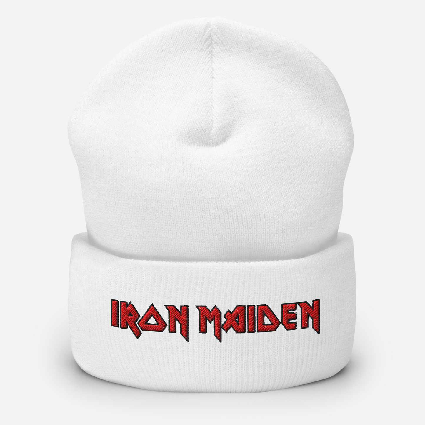 MerchMoment Iron Maiden Embroidered Beanie Hat