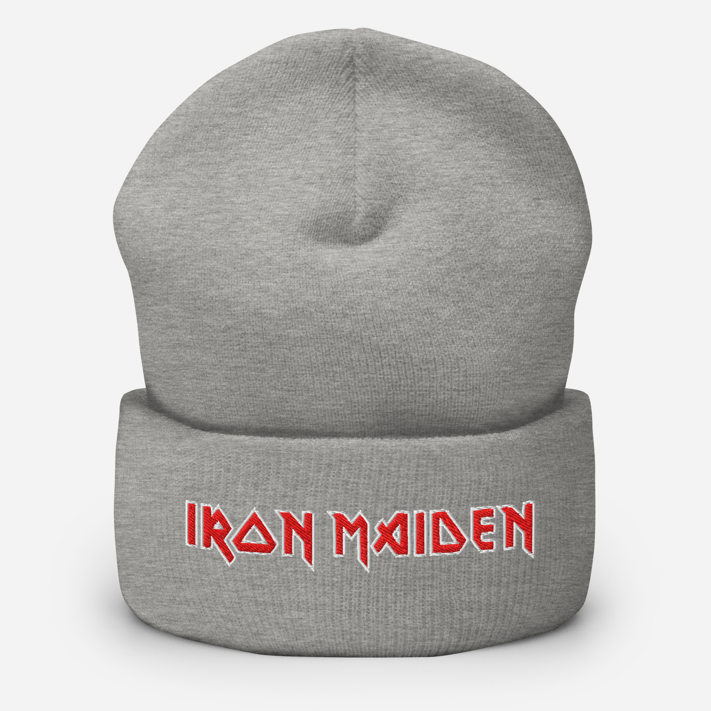 MerchMoment Iron Maiden Embroidered Beanie Hat