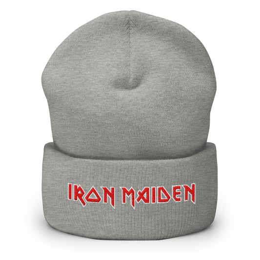 MerchMoment Iron Maiden Embroidered Beanie Hat