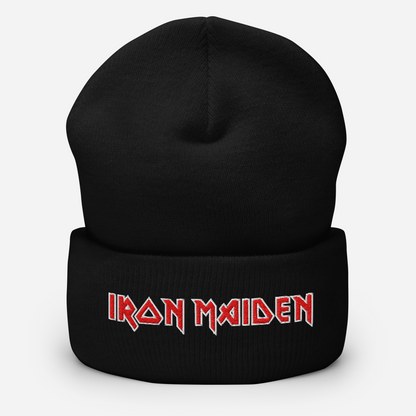 MerchMoment Iron Maiden Embroidered Beanie Hat