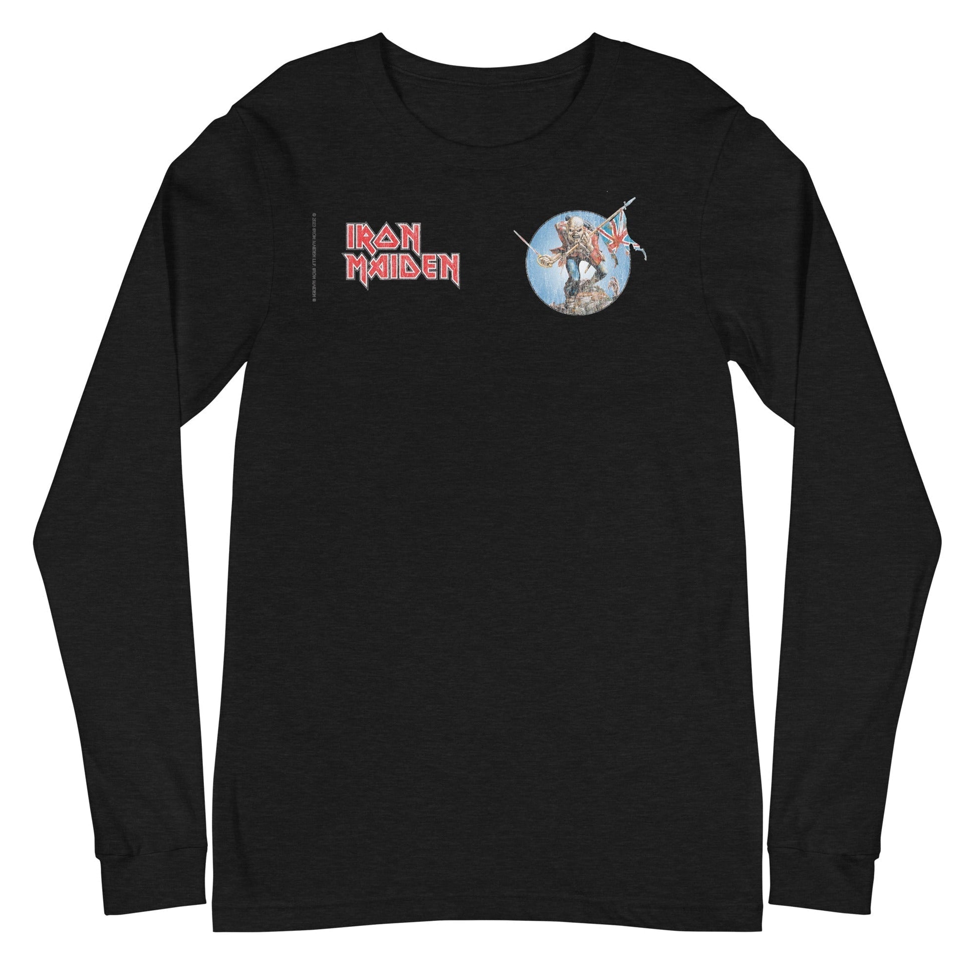MerchMoment Iron Maiden - Logo Flag Long Sleeve T-Shirt [Apparel]