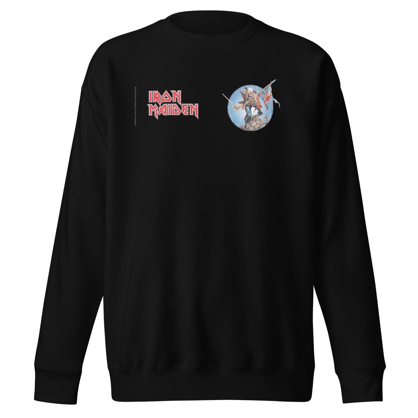 MerchMoment Iron Maiden - Logo Flag Sweatshirt [Apparel]