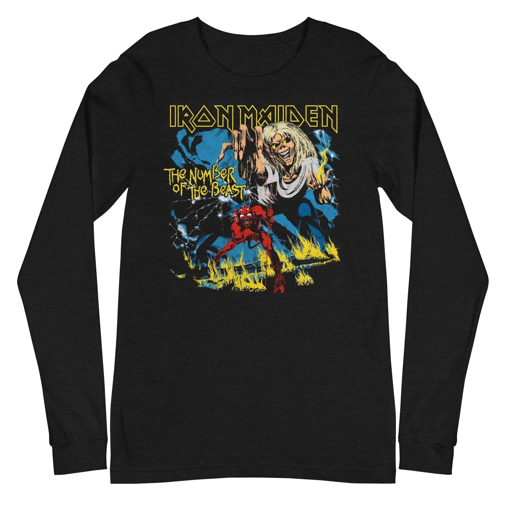MerchMoment Iron Maiden - The Number of the Beast Long Sleeve T-Shirt [Apparel]