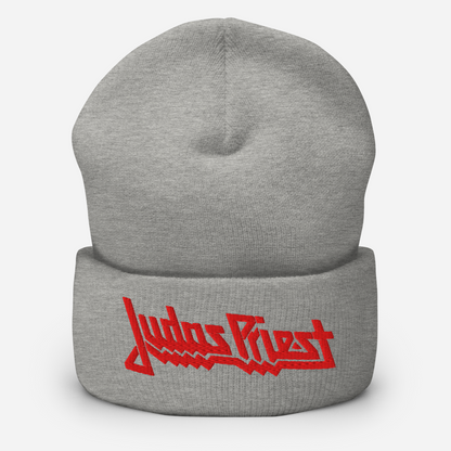 MerchMoment Judas Priest Embroidered Logo Beanie Hat